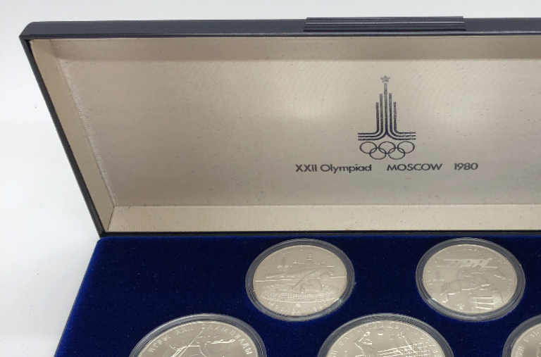 46％割引最大12%OFFクーポン 1980年 モスクワオリンピック 記念硬貨 旧貨幣/金貨/銀貨/記念硬貨 コレクション